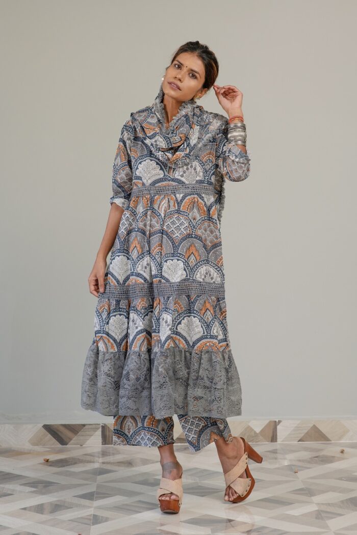 Multicolor coord 3 piece cotton set - Image 5