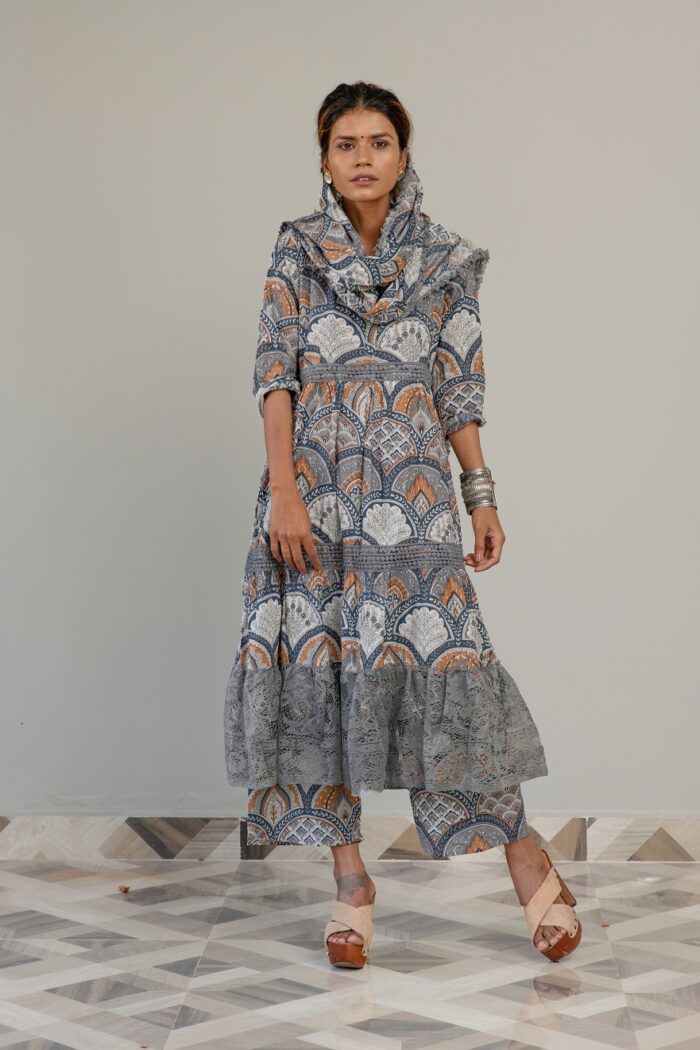 Multicolor coord 3 piece cotton set - Image 2