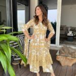 Yellow Printed piece co-ord Set with matching dupatta