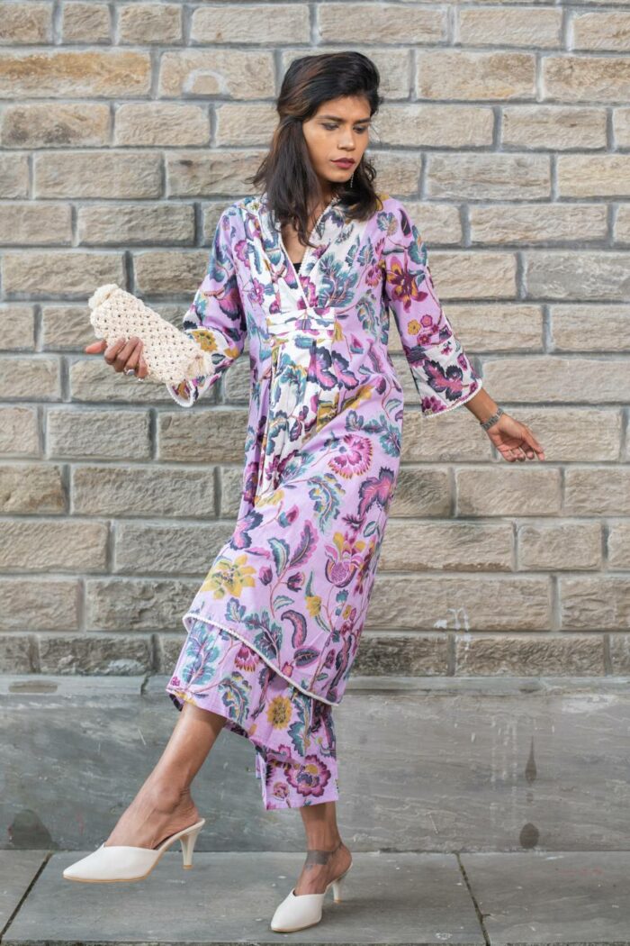 Dual-shade beautiful pink co-ord set - Image 7