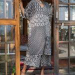 Beautiful monochrome kaftan set