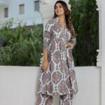 Monochrome print pure cotton set