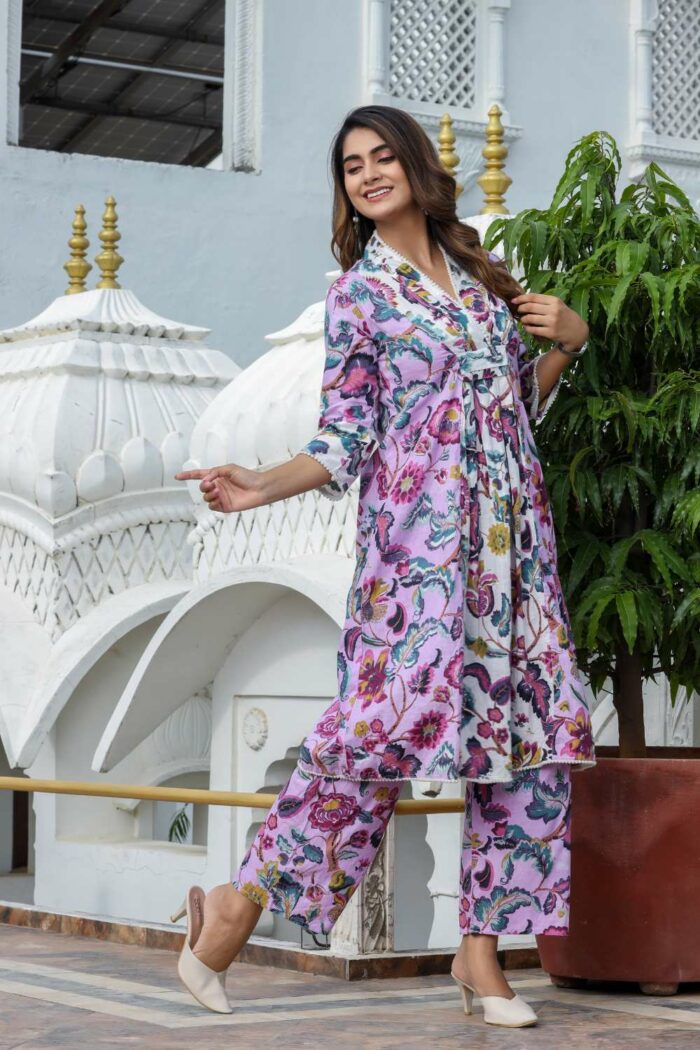 Dual-shade beautiful pink co-ord set - Image 2