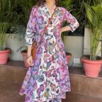 Dual-shade beautiful pink co-ord set