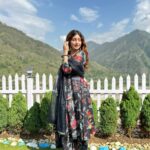 Black printed 3 piece set with designer dupatta