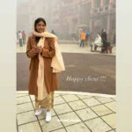 Straight beige Floral pallazo set photo review