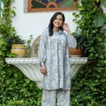 Summer Garden Chic Blue Dress