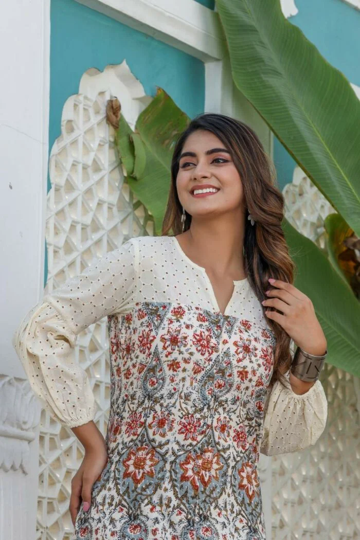 Fusion cocktail multicolor co-ord set - Image 6