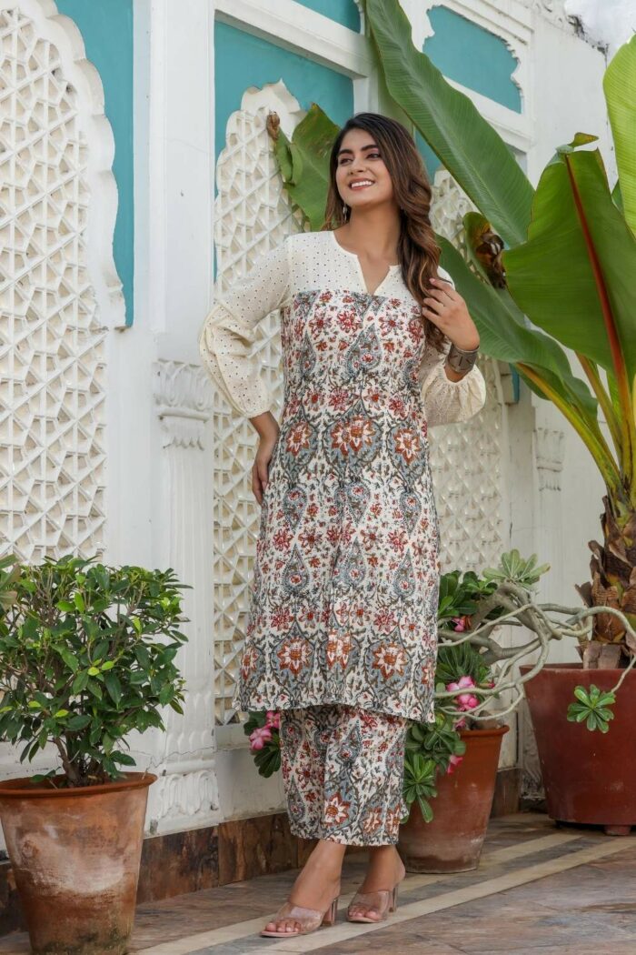 Fusion cocktail multicolor co-ord set - Image 5