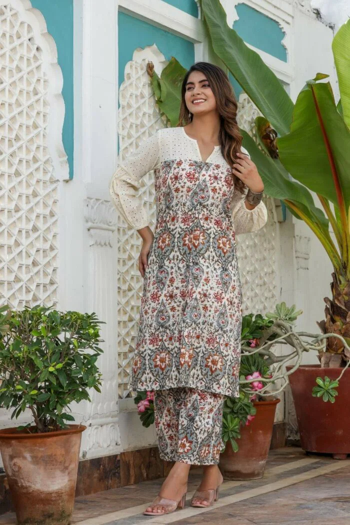 Fusion cocktail multicolor co-ord set - Image 5