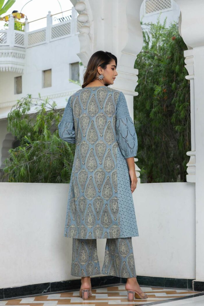 Beautiful Shefali Blue Cocktail Dress - Image 3