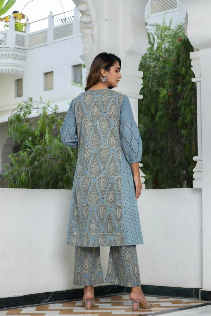 Beautiful Shefali Blue Cocktail Dress - Image 3