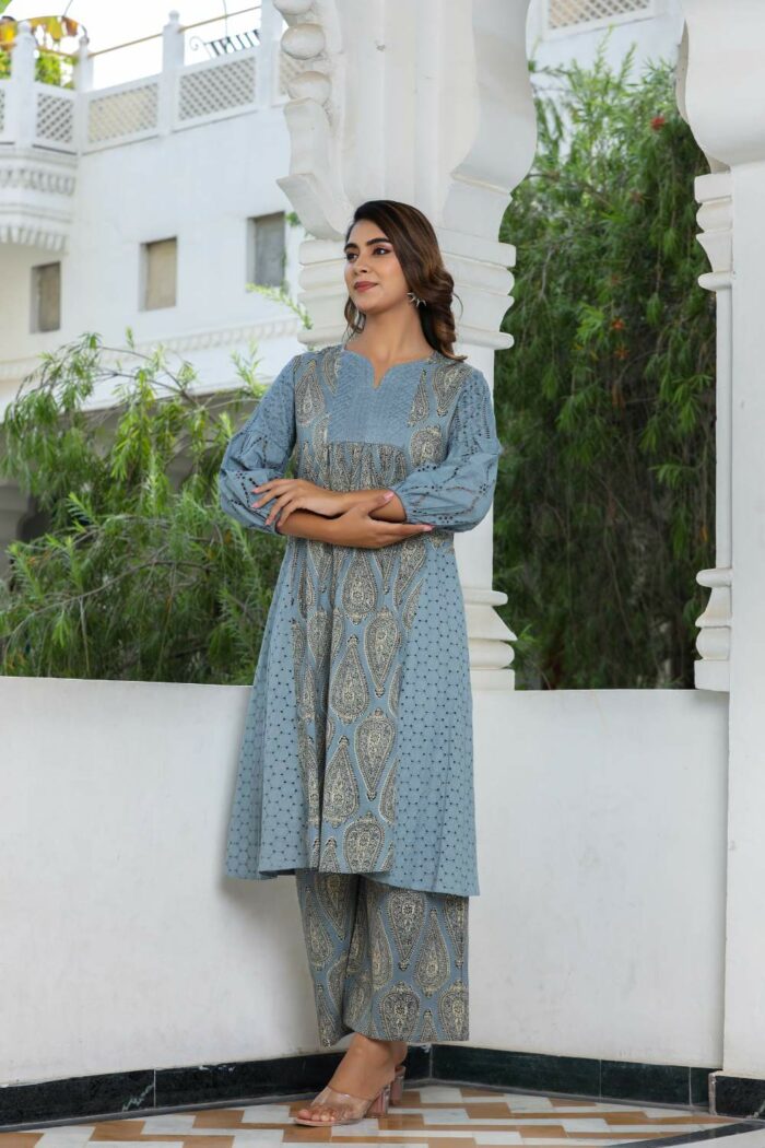 Beautiful Shefali Blue Cocktail Dress - Image 2