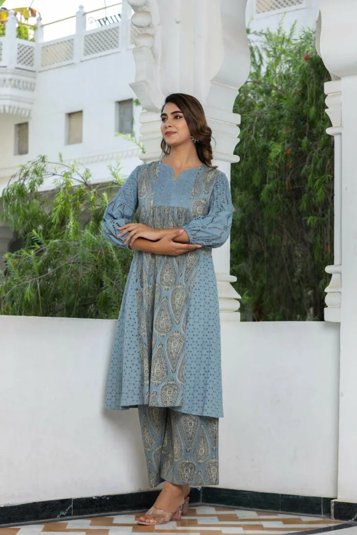 Beautiful Shefali Blue Cocktail Dress - Image 2