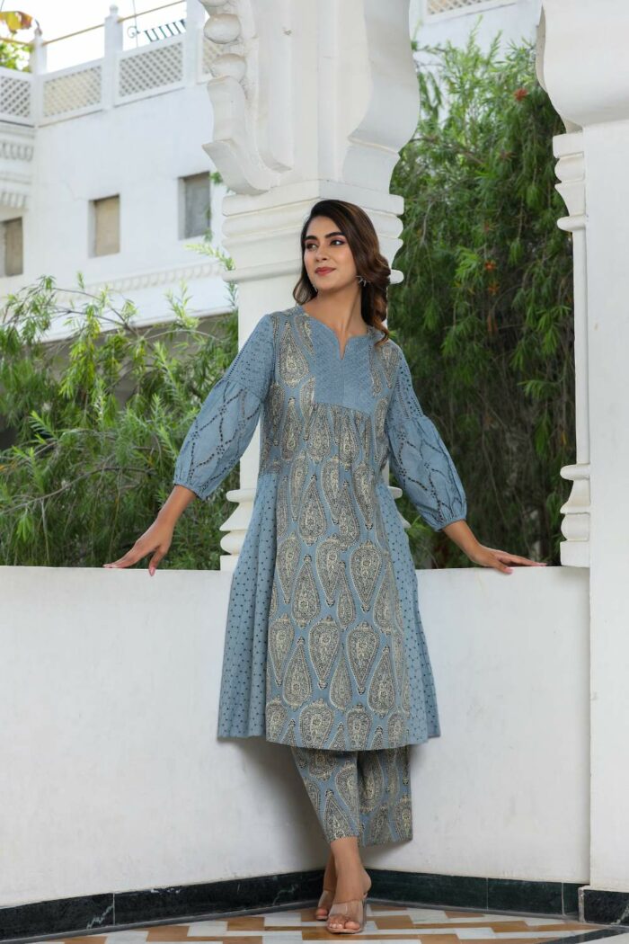 Beautiful Shefali Blue Cocktail Dress - Image 5