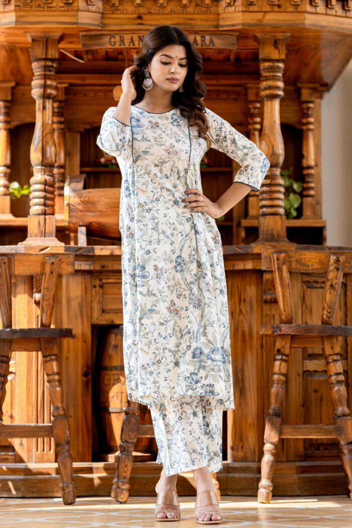 Pastel blue Straight coord set - Image 6