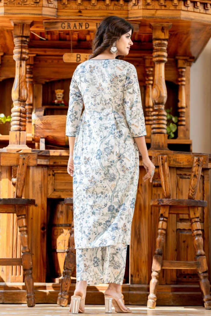 Pastel blue Straight coord set - Image 5