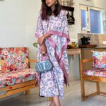 Wildflower Whimsy Kaftan dress