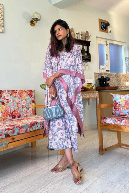 Wildflower Whimsy Kaftan dress