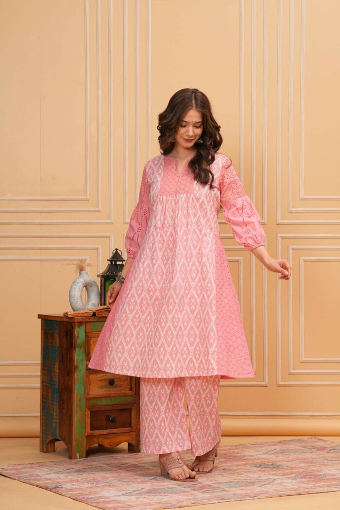 Beautiful Shefali Baby Pink Cocktail Dress - Image 5