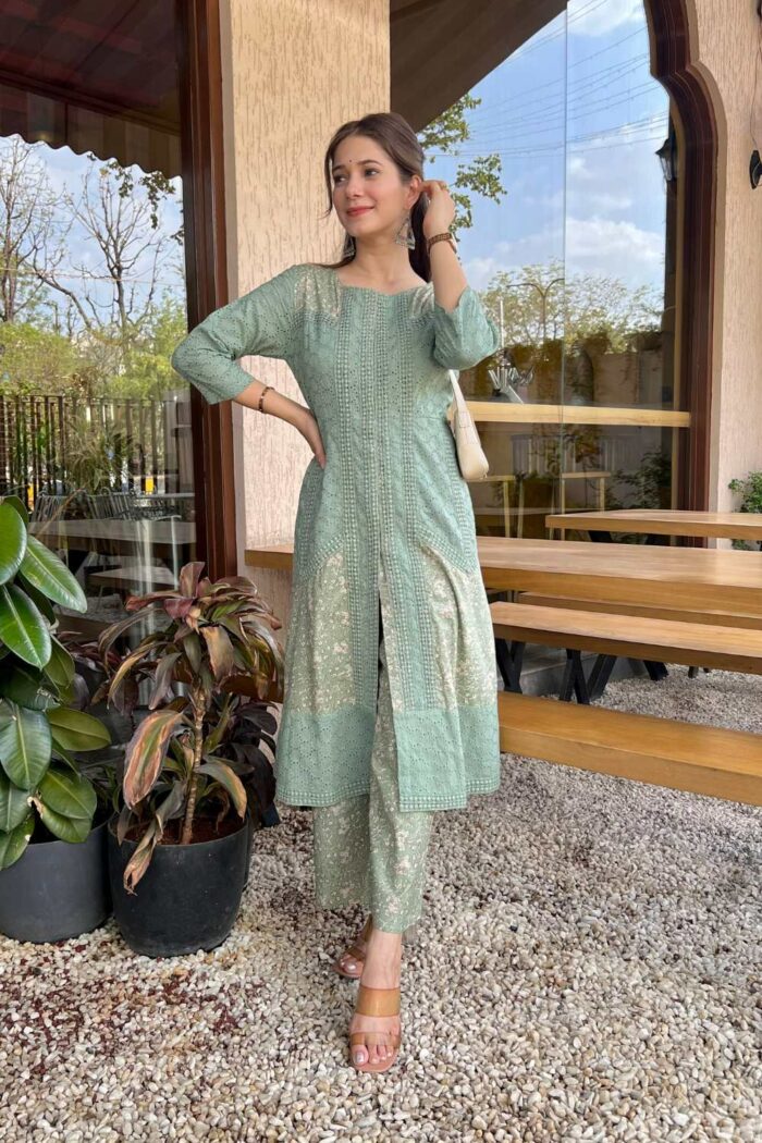 Long pear designer shifali emsemble - Image 1