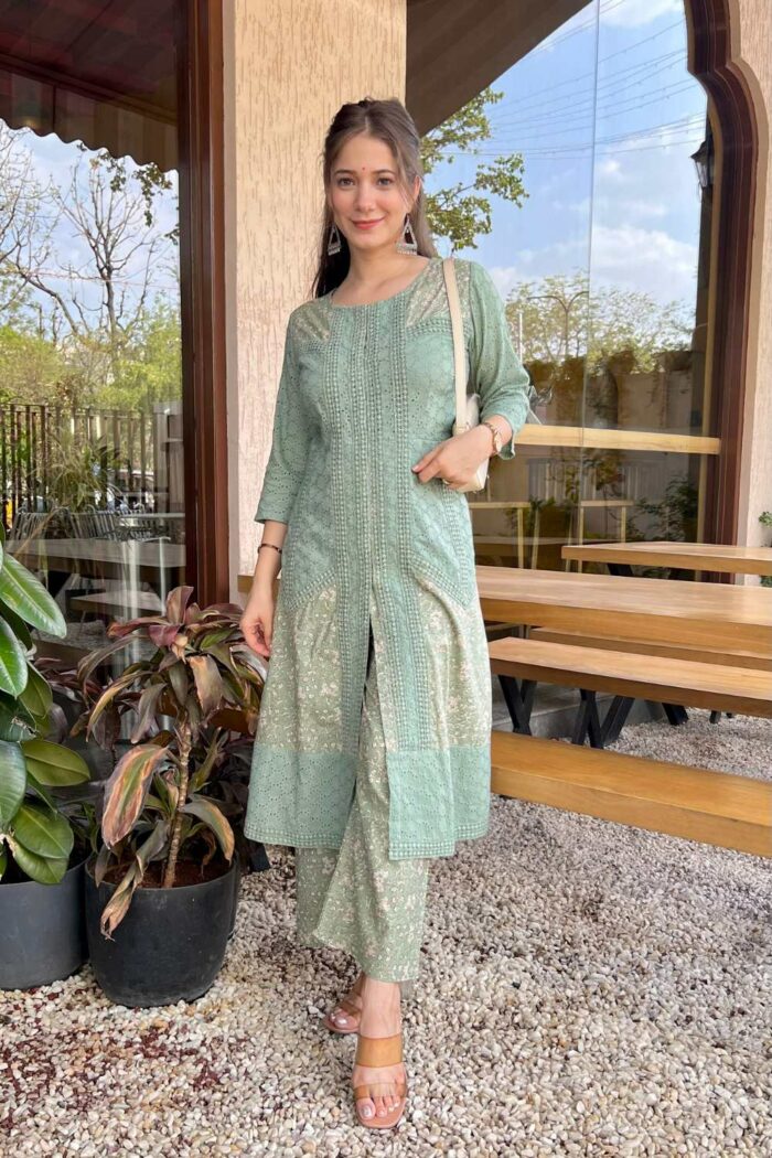 Long pear designer shifali emsemble - Image 2