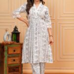 Floral Delight White Lace Dress