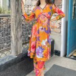 Multicolor Poppin long ensemble