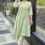 Lace Garden Fern Cocktail Dress