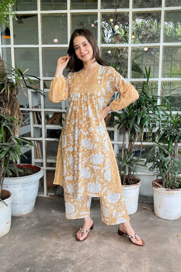 Orchid Oasis Yellow Outfit - Image 1