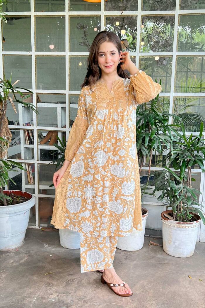 Orchid Oasis Yellow Outfit - Image 2