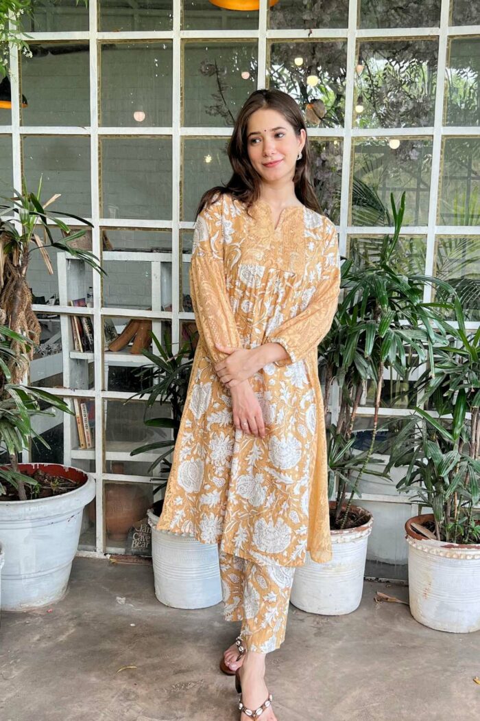 Orchid Oasis Yellow Outfit - Image 6