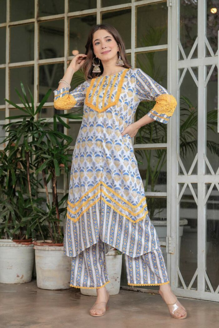 Aurora Blooms two piece ensemble - Image 1